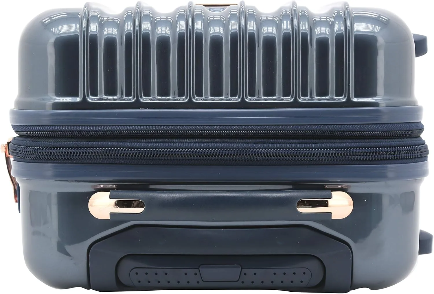 kensie Women's Alma Luggage, Midnight Blue, 3 Piece Set (28"/24"/20")