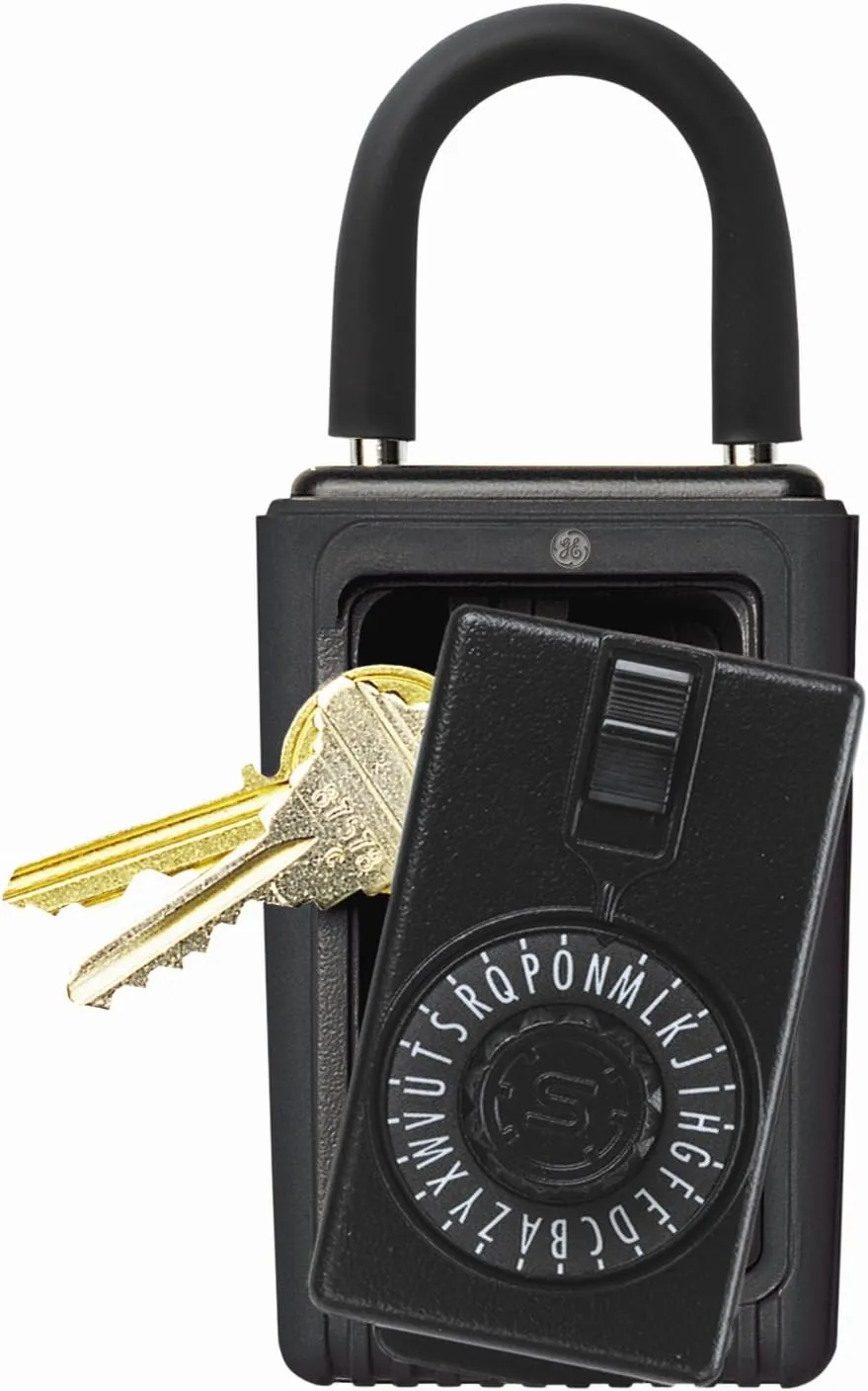 Kidde AccessPoint 00524 KeySafe Original 3-Key Portable, Spin Dial, Black
