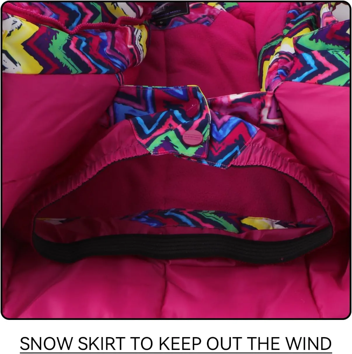 Kids Ski Jacket & Pants Set Winter Snowboarding Rain Coats Girls Boys Snow Suits