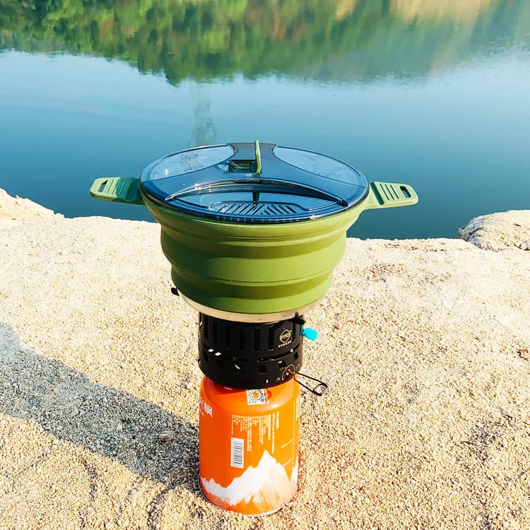 KinWild Portable Camping Cooking Pot Set