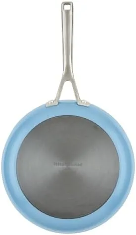 KitchenAid Hard Anodized Ceramic 9-Piece Nonstick Cookware Set – Includes Fry Pans, Saucepan, Stockpot, Durable, Even Heating, Oven Safe to 500°F, Blue Velvet