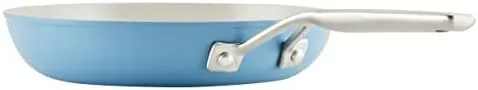 KitchenAid Hard Anodized Ceramic Nonstick Cookware/Pots and Pans Set, 10 Piece - Blue Velvet