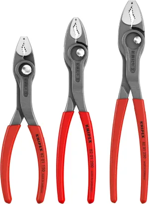 Knipex - 3 Pc TwinGrip Pliers Set, Plastic Dipped (002006US4)