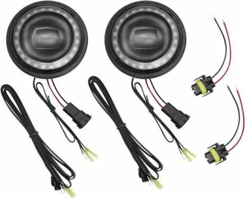 Kuryakyn Black Orbit Prism  LED Passing Lamps 4.5"