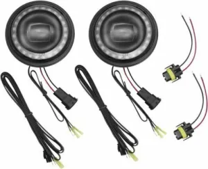 Kuryakyn Black Orbit Prism  LED Passing Lamps 4.5"