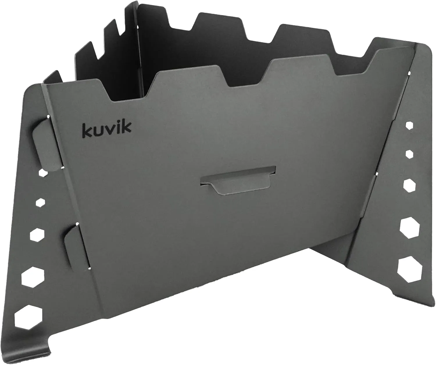 Kuvik Titanium Solid Fuel Stove - Ultralight and Compact Stove for Backpacking, Camping, and Survival
