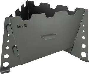 Kuvik Titanium Solid Fuel Stove - Ultralight and Compact Stove for Backpacking, Camping, and Survival