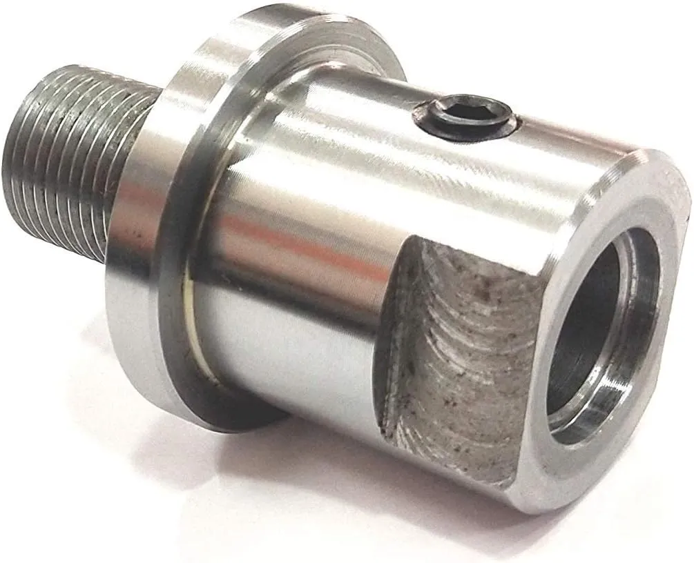 Lathe Spindle Adapter to fit 5/8" plain Shopsmith spindle to 3/4" x 16 TPI threaded chucks and other lathe