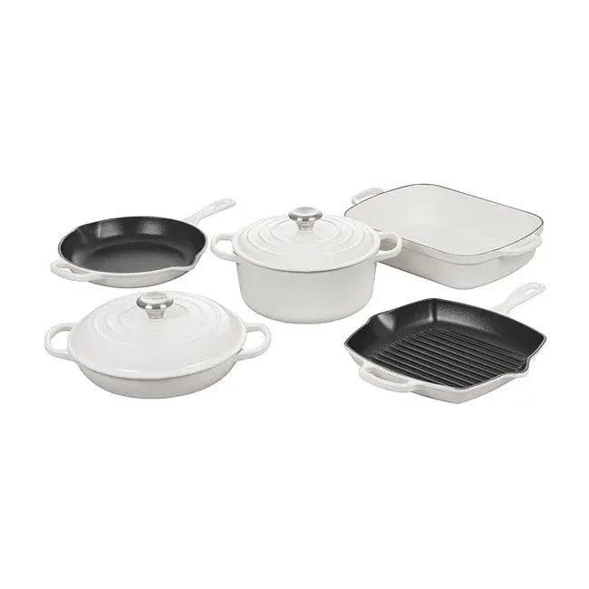 Le Creuset - Signature Enameled Cast Iron 7-Piece Cookware Set