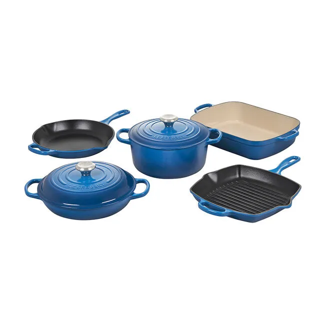 Le Creuset - Signature Enameled Cast Iron 7-Piece Cookware Set