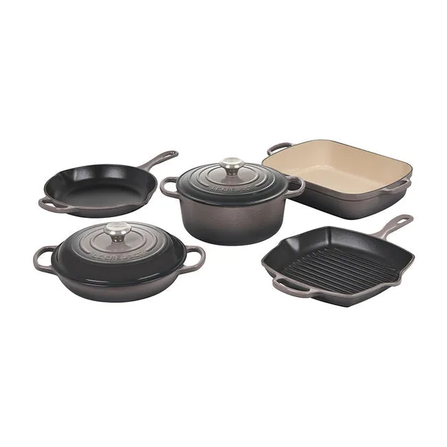 Le Creuset - Signature Enameled Cast Iron 7-Piece Cookware Set