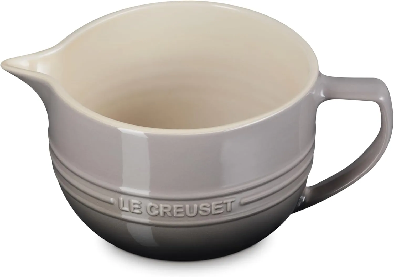 Le Creuset Stoneware Signature Batter Bowl, 3.2qt., Oyster