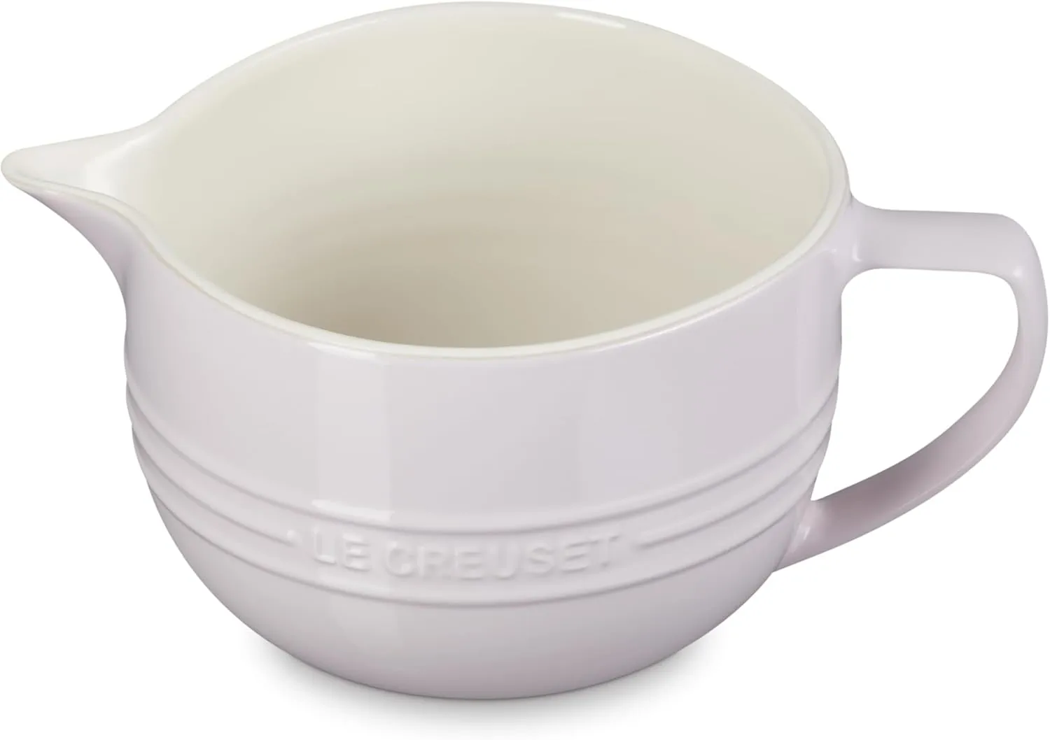 Le Creuset Stoneware Signature Batter Bowl, 3.2qt., Shallot