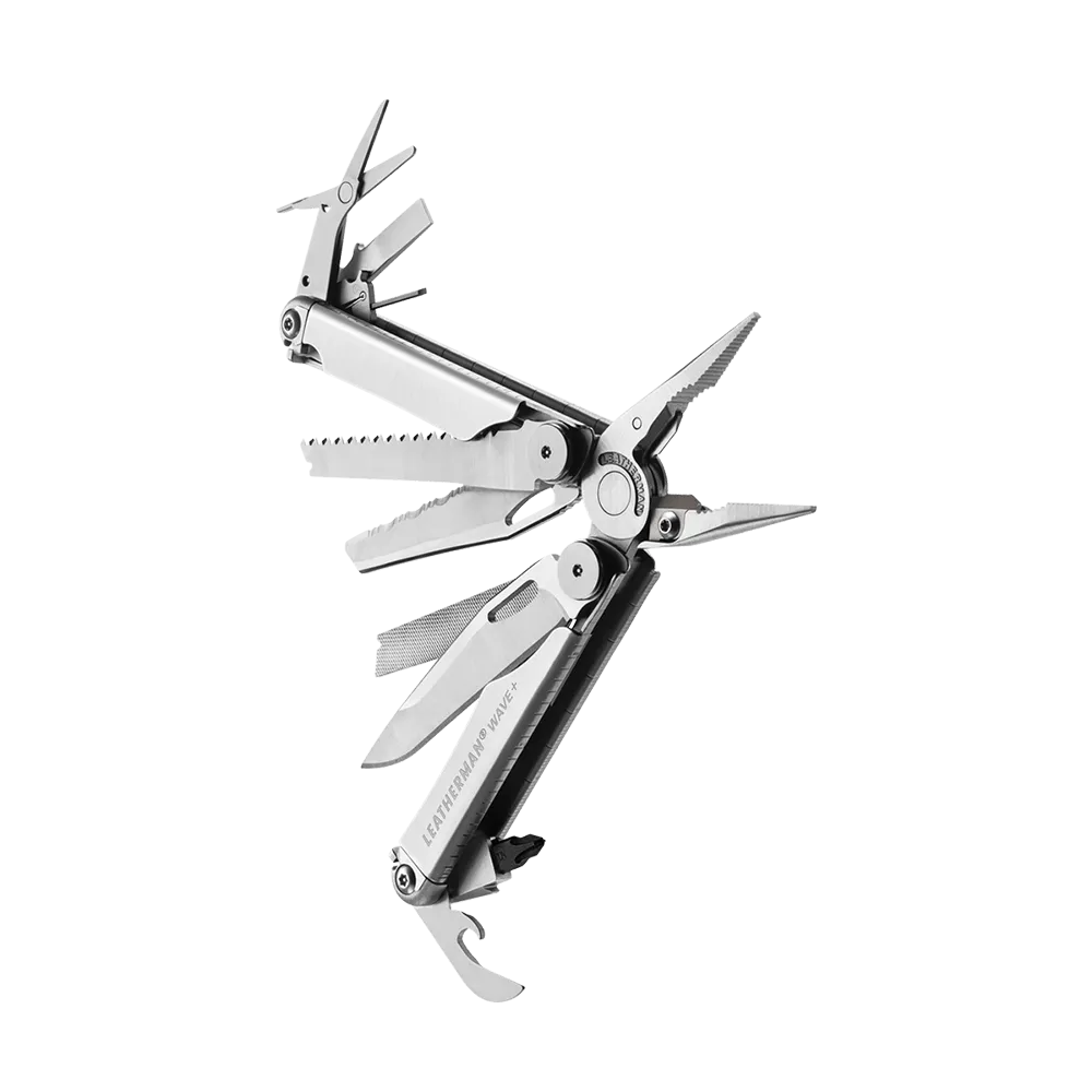 Leatherman 18 Tool Wave Plus Multi-Tool with Nylon Button Sheath