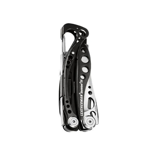 Leatherman Skeletool CX Lightweight Multi- Tool w/Clip 142gm 154CM S/S Blade - Stainless/Black -  Peg