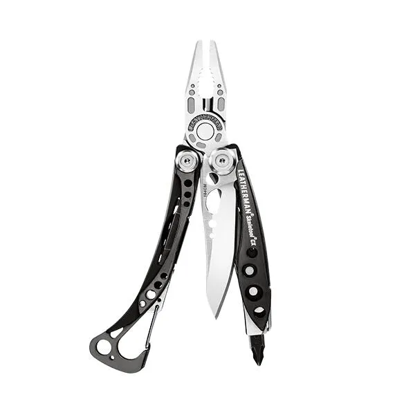 Leatherman Skeletool CX Lightweight Multi- Tool w/Clip 142gm 154CM S/S Blade - Stainless/Black -  Peg