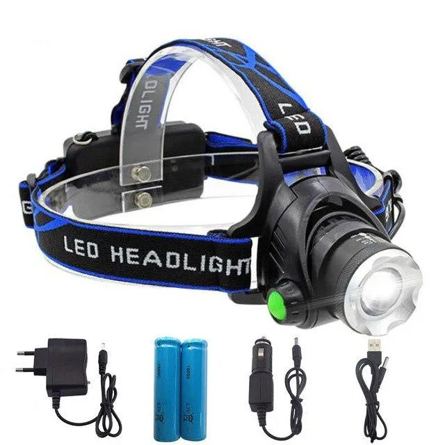 Led Headlamp XM-L L2 2500LM Headlight  T6 2000LM headlamps XM-L Q5 Head Lamp Torch Lantern Flashlight Head  18650 Battery