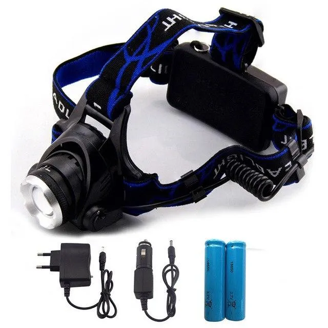 Led Headlamp XM-L L2 2500LM Headlight  T6 2000LM headlamps XM-L Q5 Head Lamp Torch Lantern Flashlight Head  18650 Battery