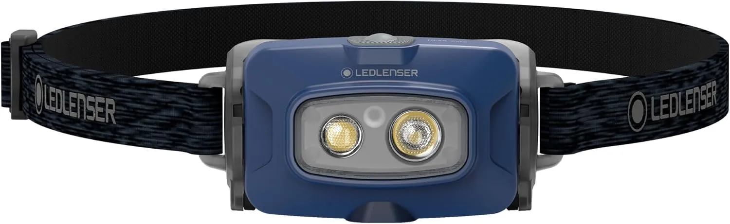 Ledlenser HF4R Core Headlamp LED Rechargeable LED Head Torch 500 Lumen Adventure Headlights Waterproof with Red Light Outdoor Headlamp Headlamp Waterproof Head Torch IP68
