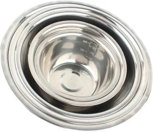 LIFKOME Outdoor Rice Bowl Set 5 Pcs Collapsible Soup Bowls Lids for Camping Bbq Travel
