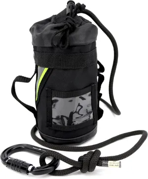 Lightning X Fire Rescue Personal Escape Rope Bag Bail Out Kit w/ 40' x 8mm Rope & Carabiner NFPA