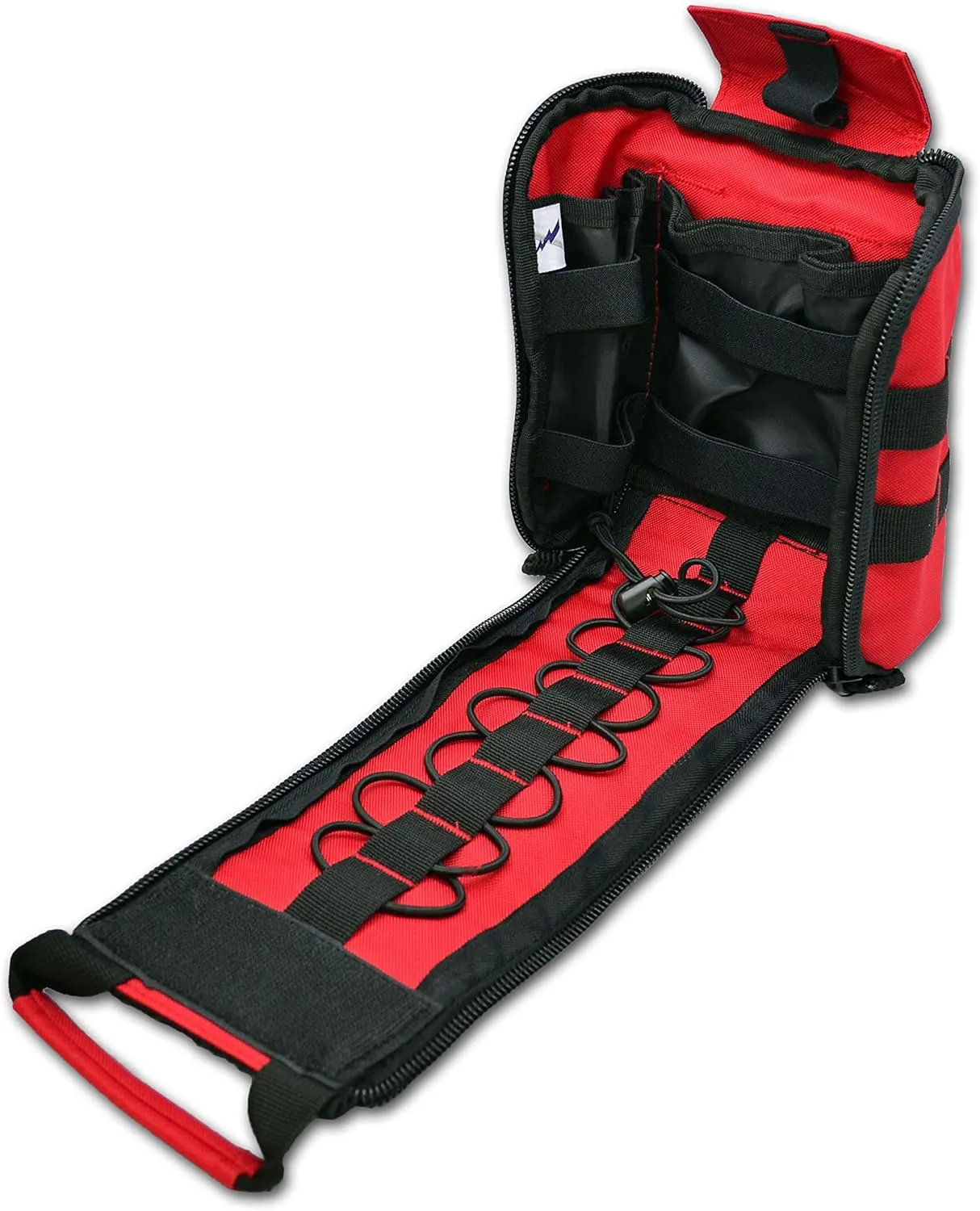Lightning X Spread Eagle Complete Tactical Gunshot & Trauma IFAK Kit w/Laser Cut MOLLE (Red)