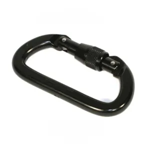 Locking "D" Carabiner - Alumin