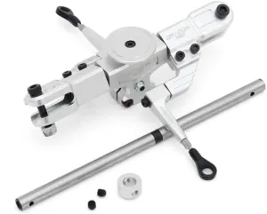 Lubosi Devil 450 Helicopter Parts DFC/SDC Main Rotor Head Upgrade Set -Silver D45F0A