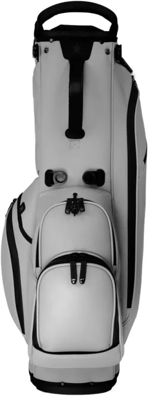 Lux Carry Bag - Collapsible and Water Resistant Golf Bag with Tommy-Clip Electronic Access & 360 Auto-Fit & Balance Strap System, 7.5” (Stone)