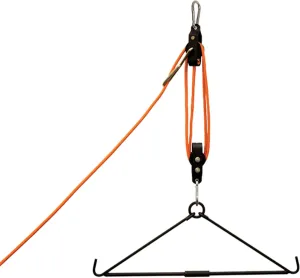 Magnum Lift System Durable Heavy-Duty 4:1 Pulley System for Lifting Game Animals Up to 500 lbs Automatic Self-Locking Mechanism for Single-Person Use