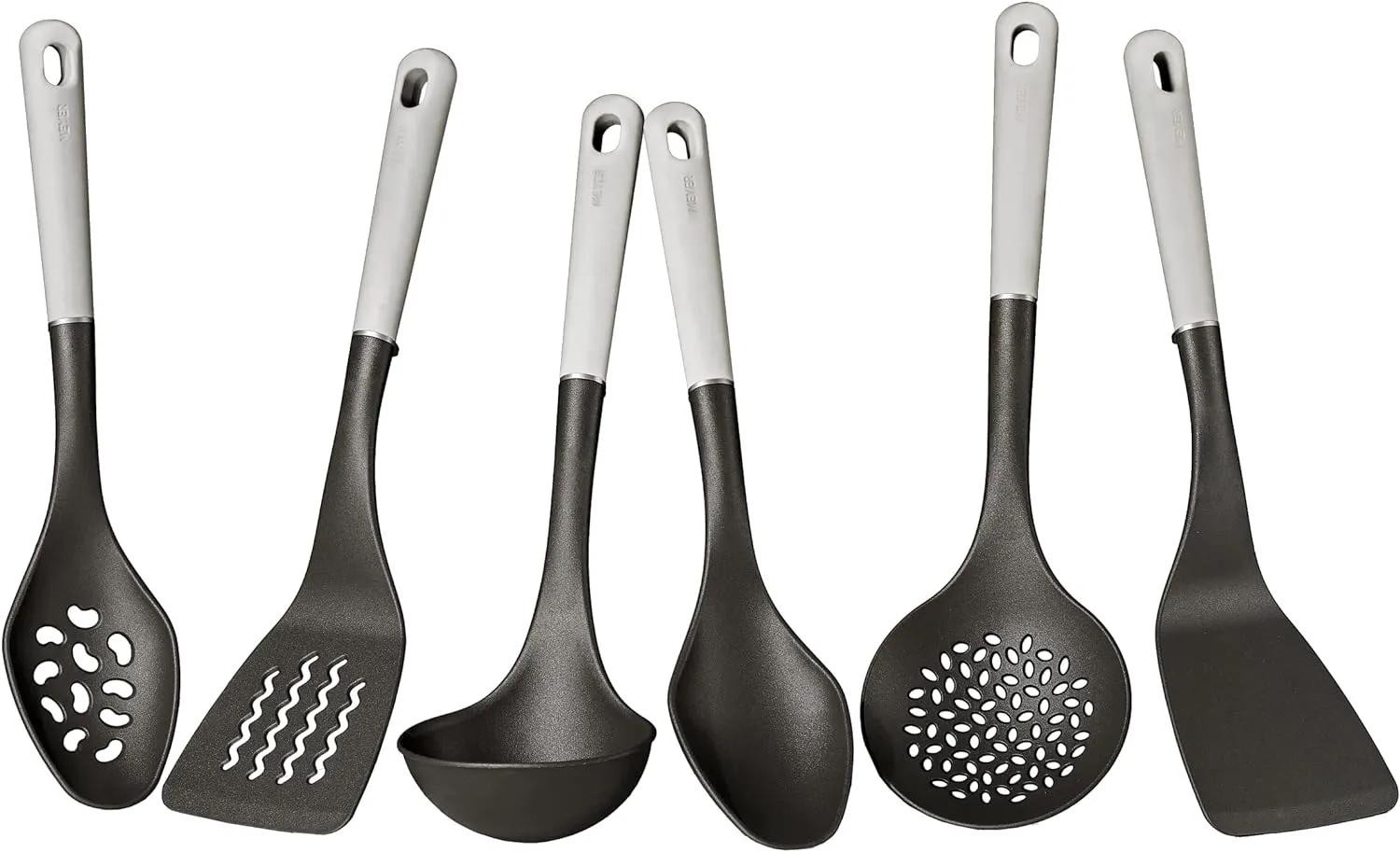 Meyer Tools and Gadgets Kitchen/Cooking Utensils Set, 6 Piece, Matte Black