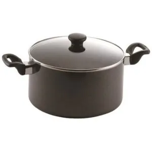 MIRRO 47007 GET A GRIP NONSTICK SAUCEPOT SAUCE POT WITH GLASS LID COVER COOKWARE, 6-QUART