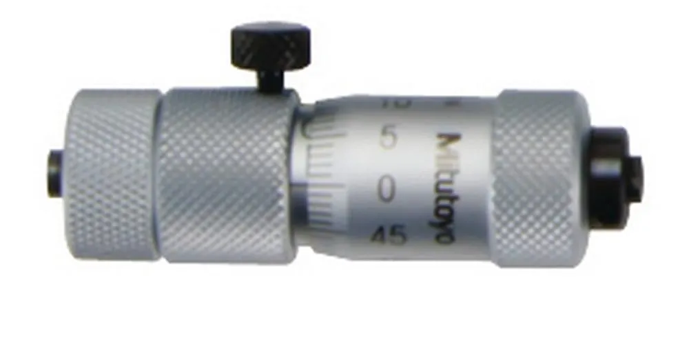Mitutoyo 137-204 Tubular Vernier Inside Micrometer, Extension Rod Type, 50-1000mm Range, 0.01mm Graduation,  /-0.031mm Accuracy, 8 pcs Extension Rods