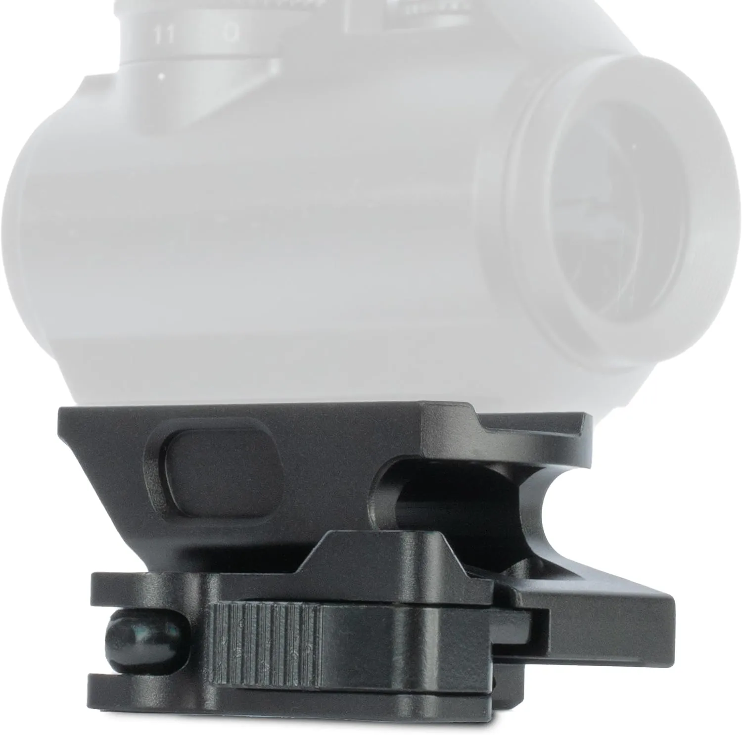 Monstrum Shrapnel Series Red Dot Riser Mount with Hypergrip QD Quick Release | Compatible with Aimpoint Micro T1/T2 Footprint
