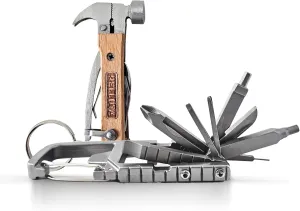 Multi Tool Prizes for Adults - Multi Tool for Men, Multitool, Small Hammer, Small Tools, Hammer Multitool, Gifts for Men, Dad, Husband, Camping, Bottle opener, retrieve card pin (pack of 2)