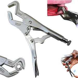 Multipurpose Locking Pliers for Welding, Versatile Locking Rod for Welding Jaw, Vice Grips Pliers for Welding, Pipe Clip Repair Welding Plier Workshop and Home Use
