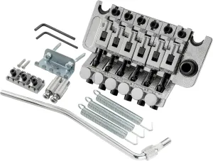 Musiclily 54mm Guitar Double Locking Tremolo System Bridge for Floyd Rose Style Electric Guitar Replacement Parts, Chrome
