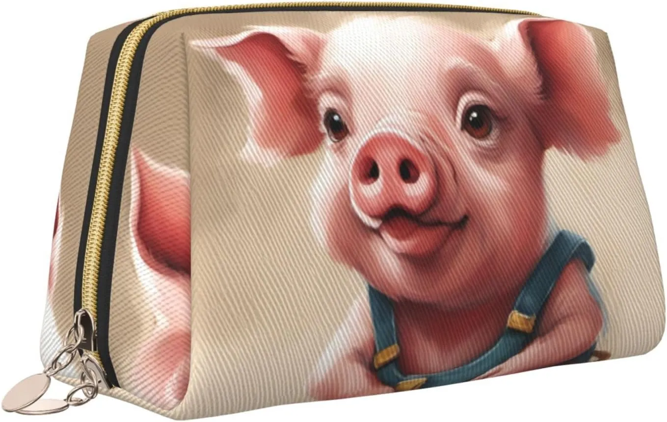 Naughty Pig Baby Toiletry Pouch, Travel-Friendly Makeup Organizer For Makeup Brushes, Lipsticks