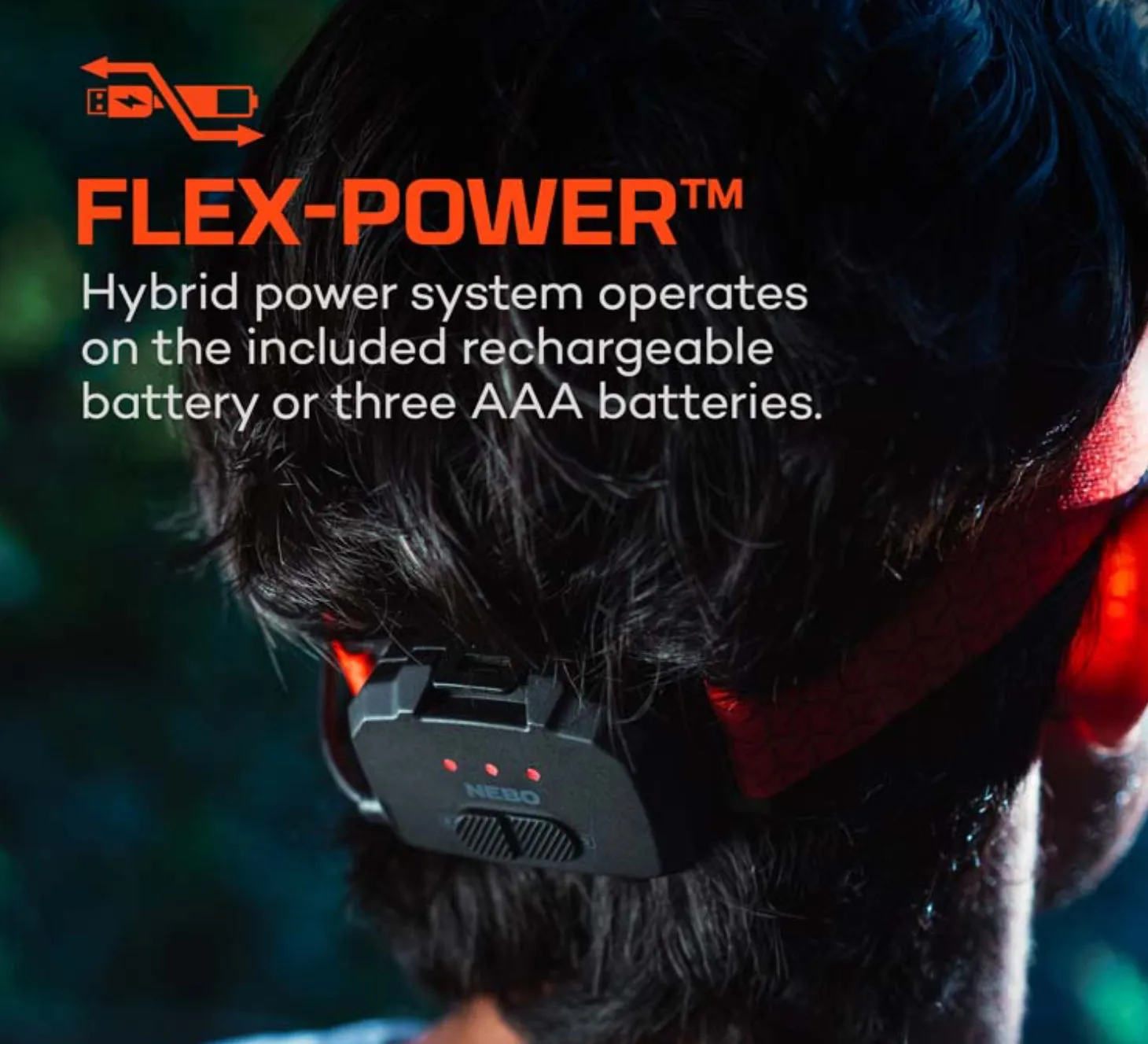 Nebo CurvBeam 600 Flex Headlamp Made, For Those on the Move