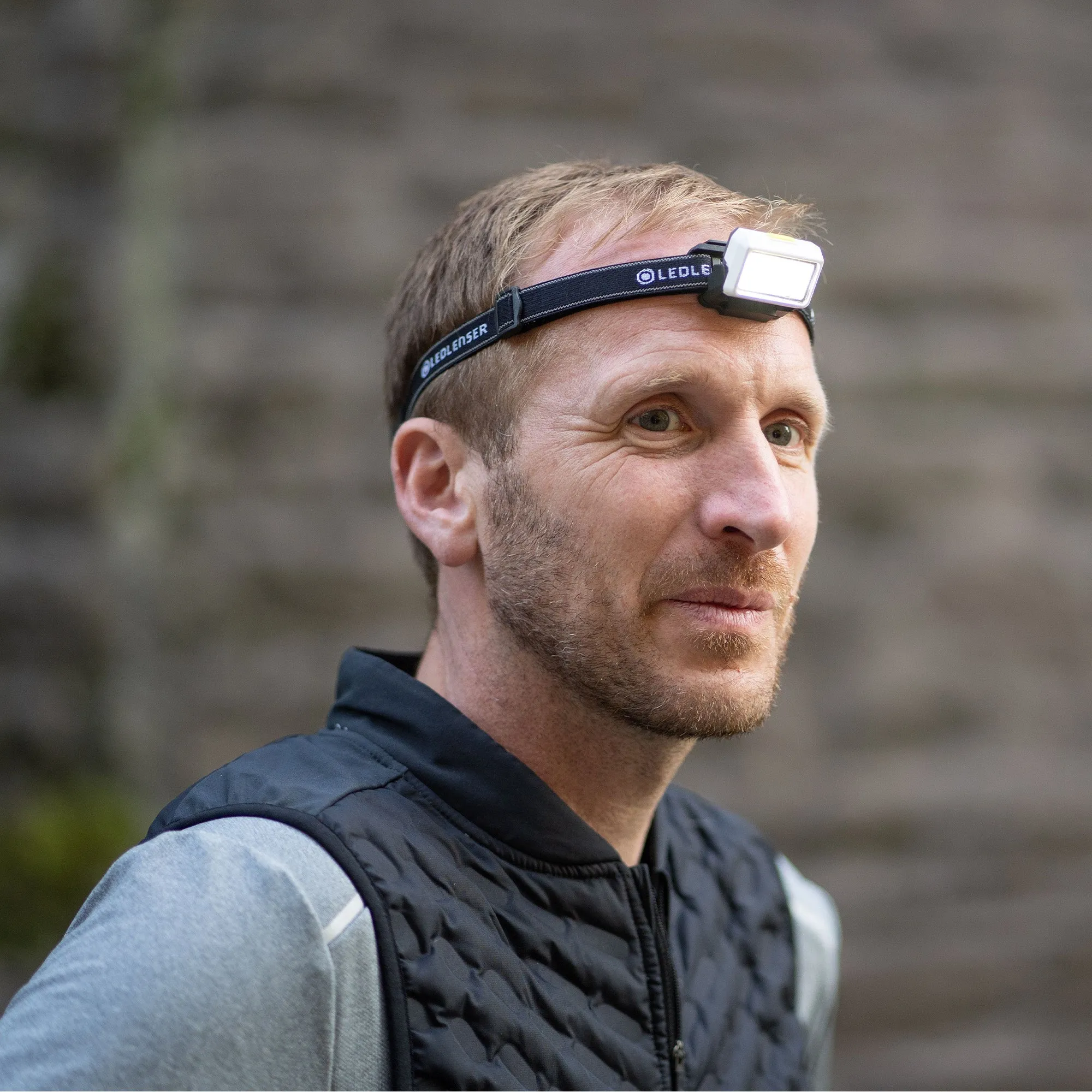 NEO5R Running Head Torch with Chest Strap