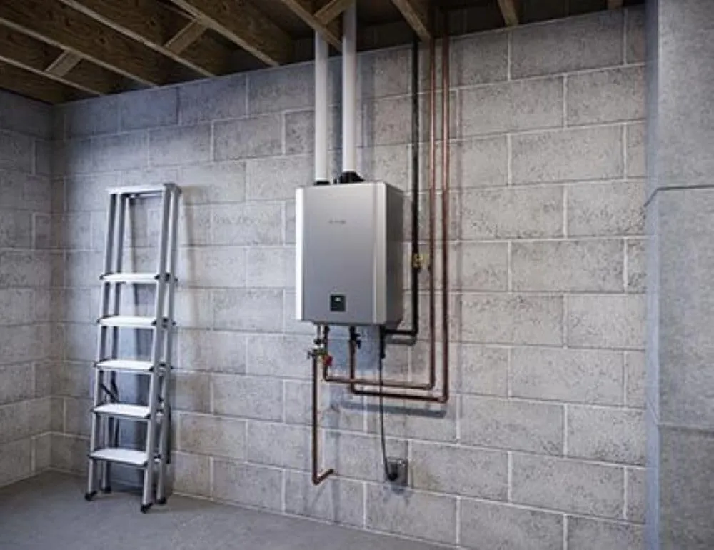 NEW Rinnai RX199iN Condensing Smart Sense Natural Gas or Propane Tankless Water Heater, Indoor or Outdoor Water Heater, Up to 11.1 GPM, 199,000 BTU