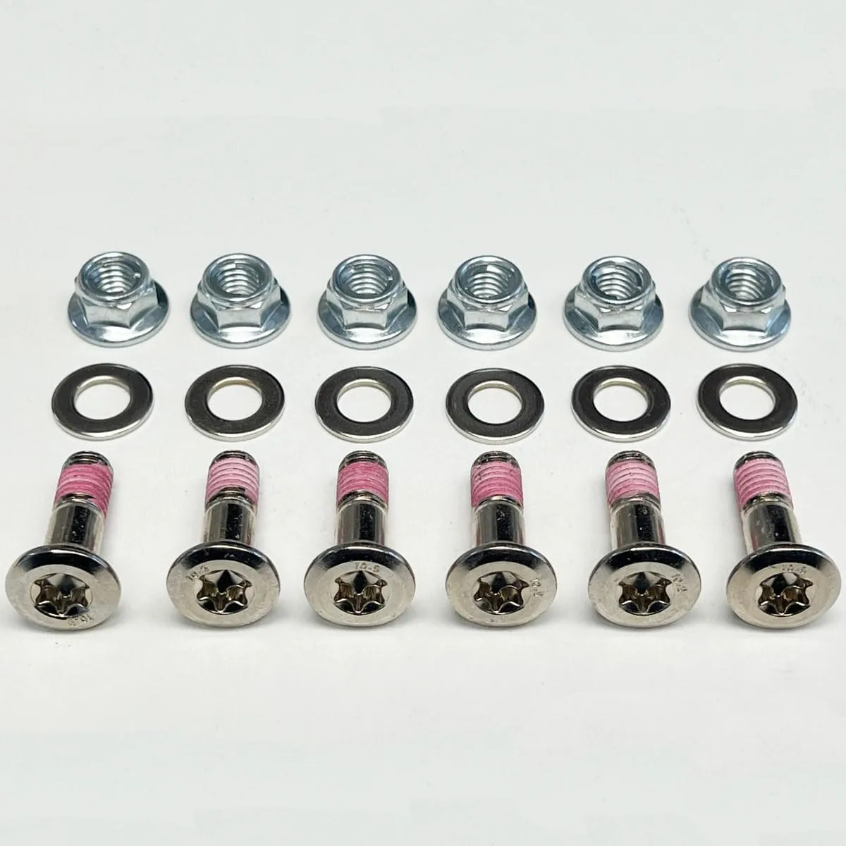 Nickel Wurks Specbolt Torx Sprocket bolt kit for KTM Gas Gas Husqvarna Beta and EURO motorcycles.