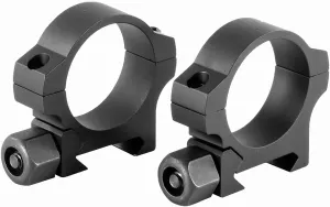 NIGHTFORCE Standard Duty 1" Medium/1.25" High 30mm Picatinny Style Anodized Aluminum Scope Ring Set