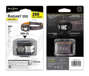 Nite Ize Radiant® 200 Lumen Headlamp