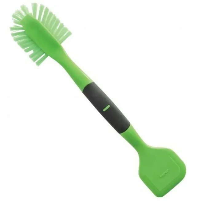 Norpro 2in1 Dish Scrub Brush Dishes Cleaning Scrubber Wand and Pot Scraper