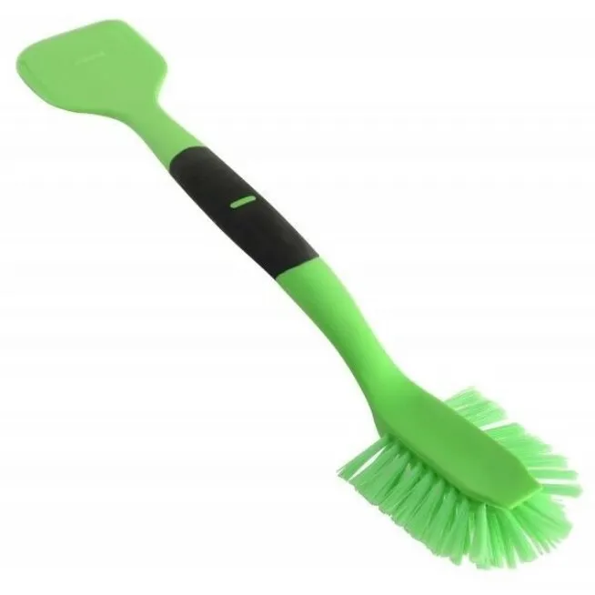 Norpro 2in1 Dish Scrub Brush Dishes Cleaning Scrubber Wand and Pot Scraper