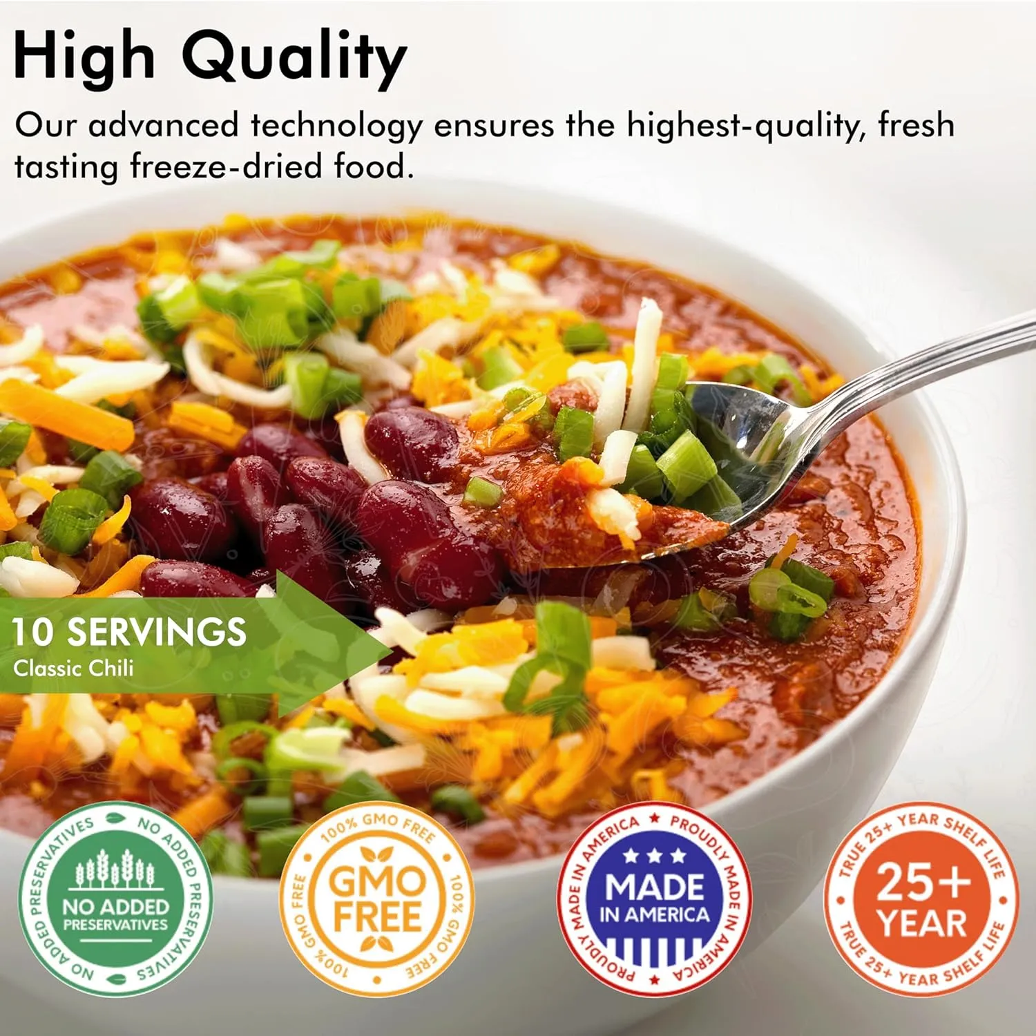 Numanna Triple Grab-n-Go Bucket 240 Servings GMO Free, No Added Preservatives Easy to Prepare Emergency Food Storage Bucket Family Meat Survival Pack Made in USA 25  Year Shelf Life