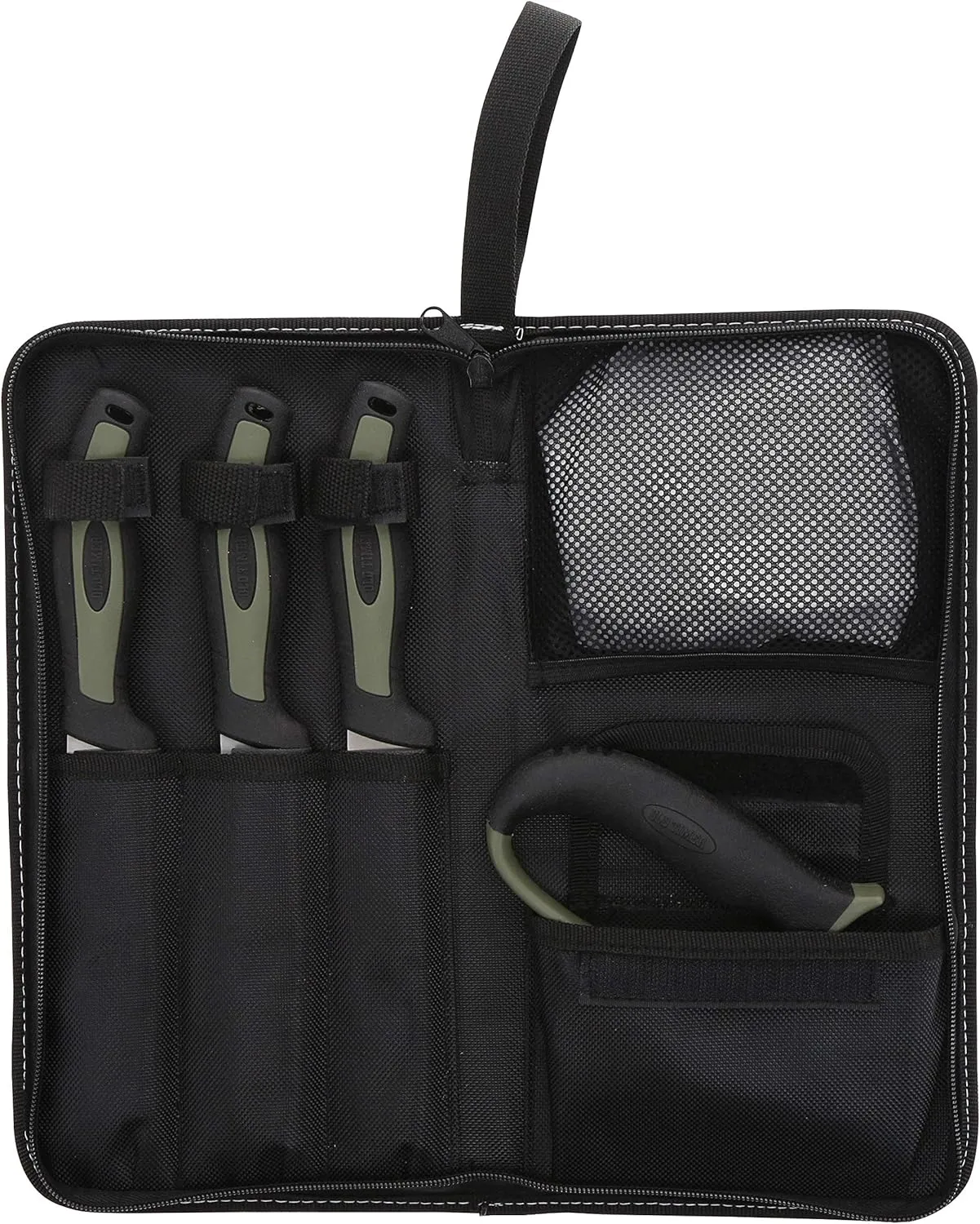 Old Timer Outdoor Kit and Lightweight Field Dressing Kit with Bone Saw, Game Shears, Knife Sharpener, Knives, Gut Hook, and Travel Case for Hunting, Field Dressing, Skinning, Camping, and Outdoors