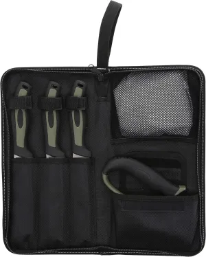 Old Timer Outdoor Kit and Lightweight Field Dressing Kit with Bone Saw, Game Shears, Knife Sharpener, Knives, Gut Hook, and Travel Case for Hunting, Field Dressing, Skinning, Camping, and Outdoors