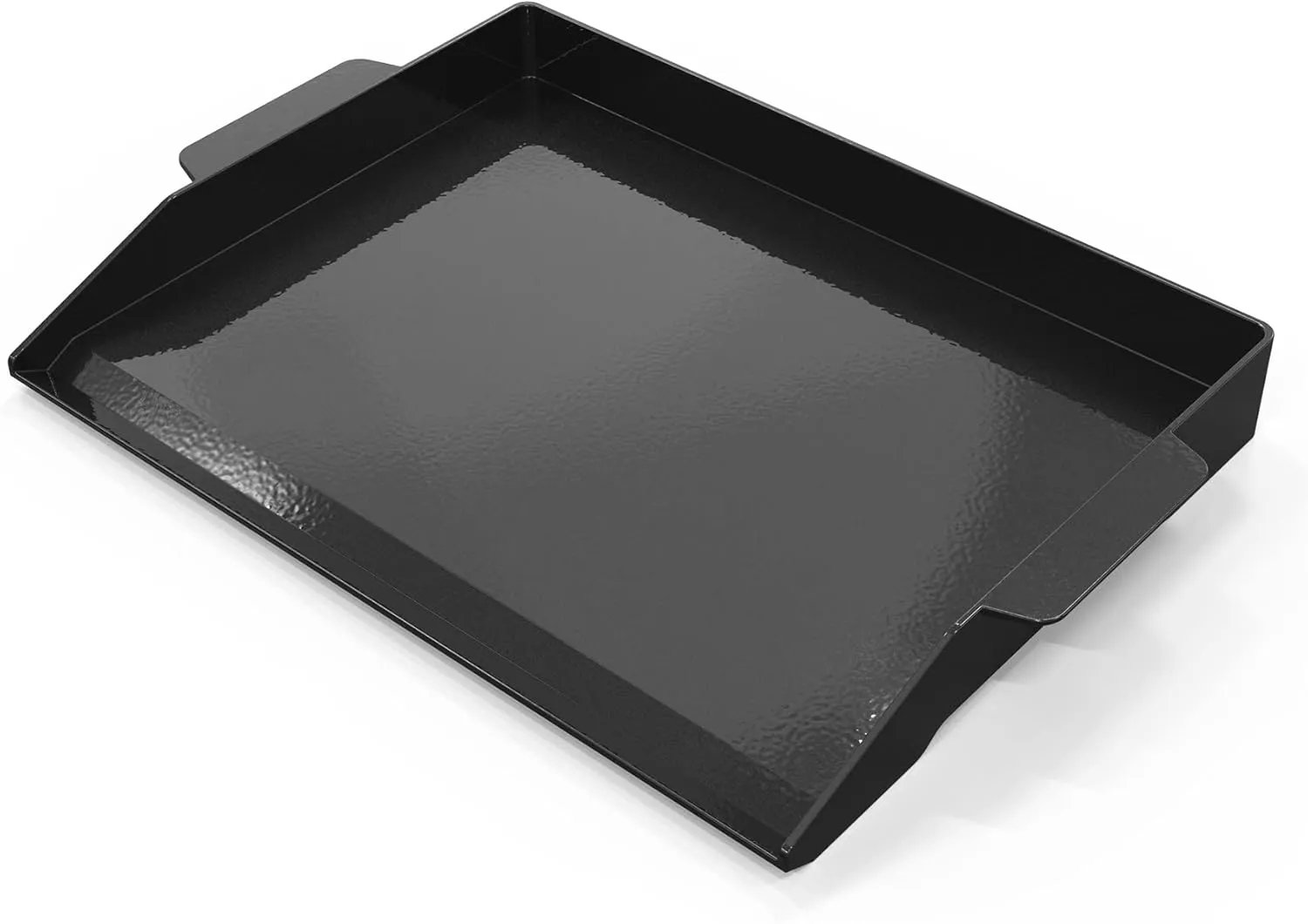 Onlyfire Universal Enamelled Cast Iron Cooking Griddle, Nonstick Coating Griddle Flat Top Grill Plate with extra high sidewalls for All Gas Grills and 4 Burner Range Oven, 23" x 16"